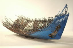 Blaues Boot - Länge ca 85 cm